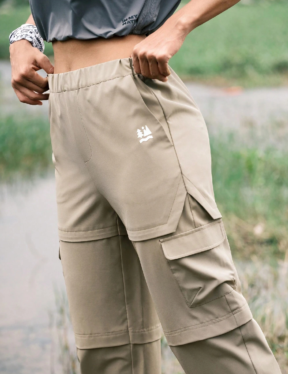 Pantaloni Inmy Nature, maro - 1 | YEO