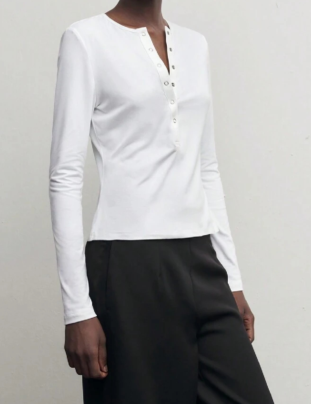 Set bluze 2 bucati SHEIN, alb/maro - 1 | YEO