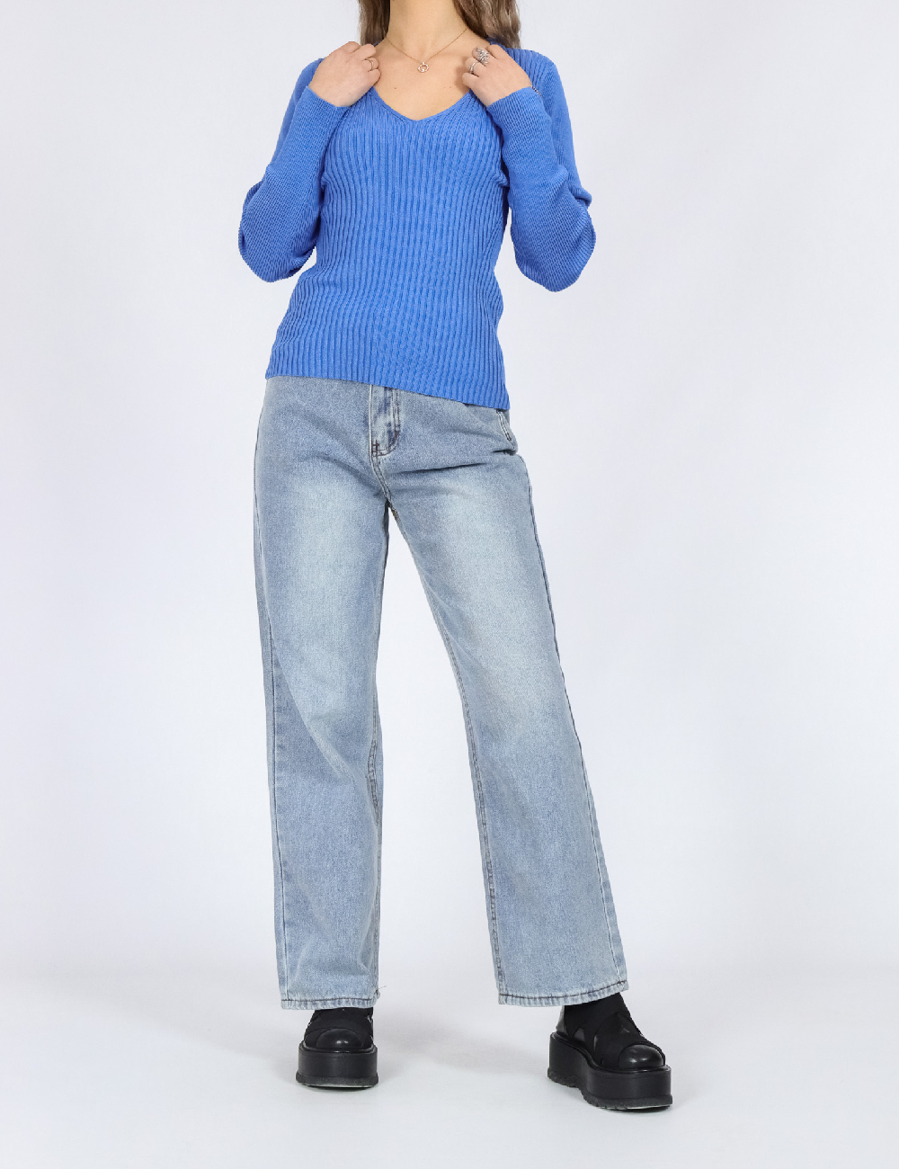 Blugi Friful, albastru