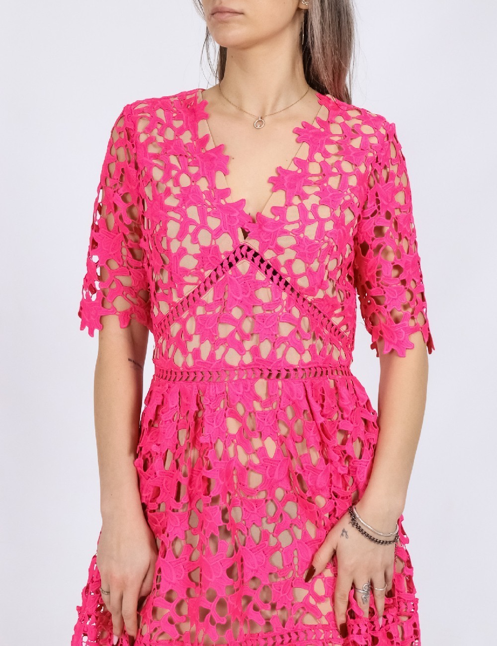 Rochie scurta Motivi, roz - 1 | YEO