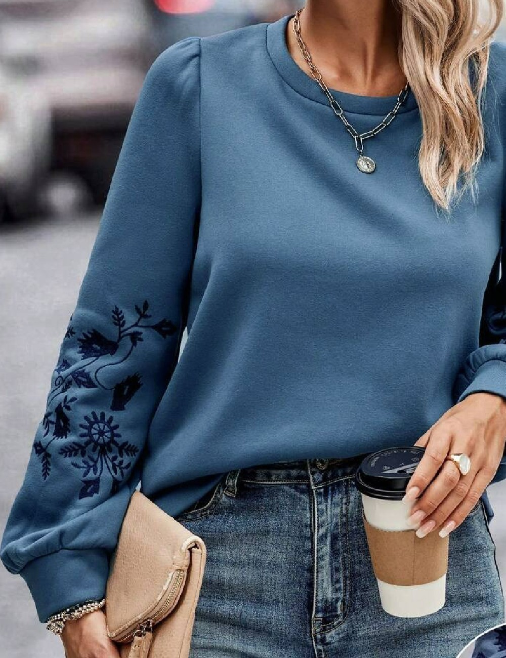 Bluza SHEIN, albastru - 1 | YEO