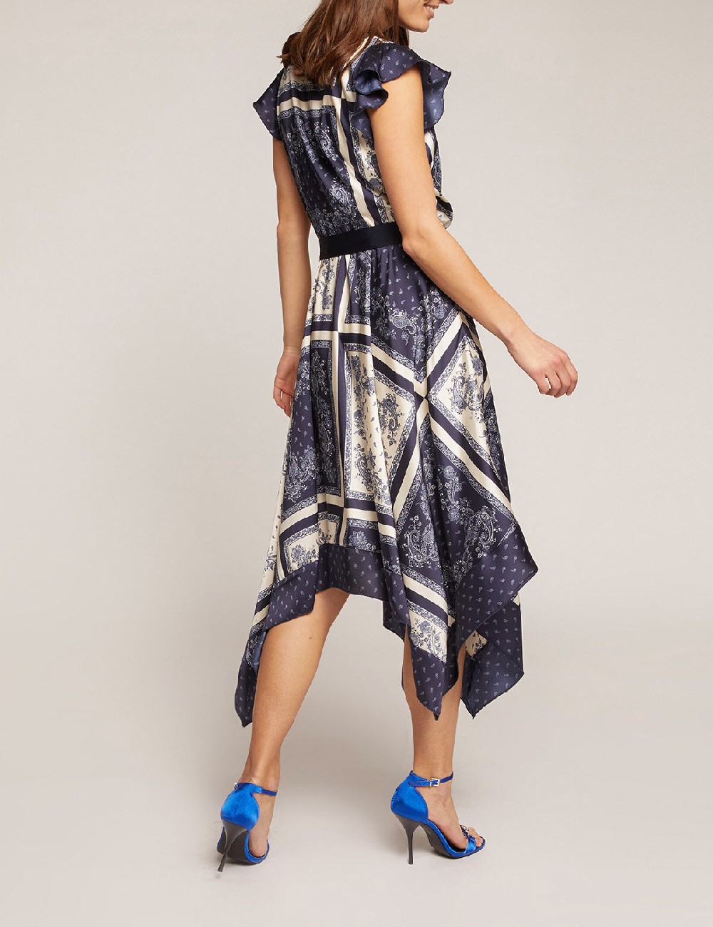 Rochie medie Motivi, bleumarin - 1 | YEO