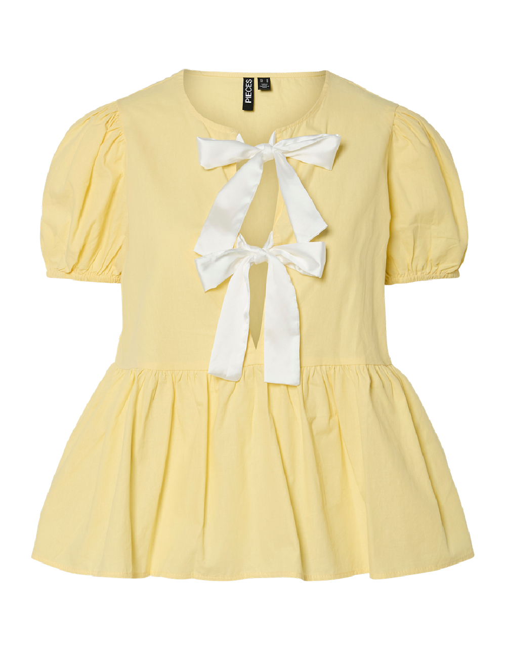 Bluza Pieces, galben