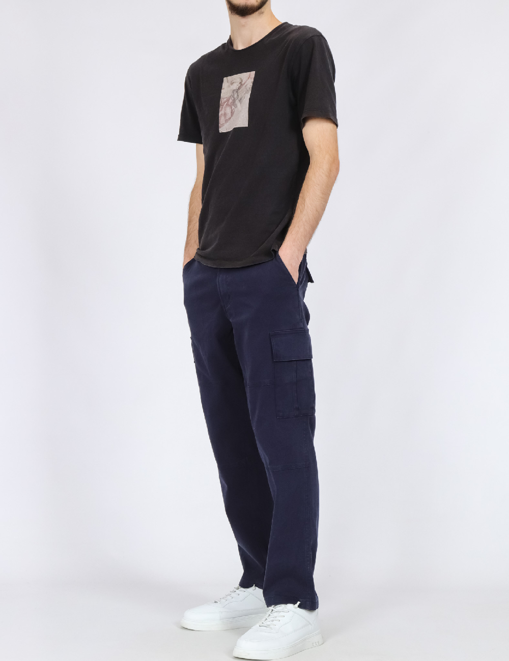 Pantaloni Jack&Jones, bleumarin