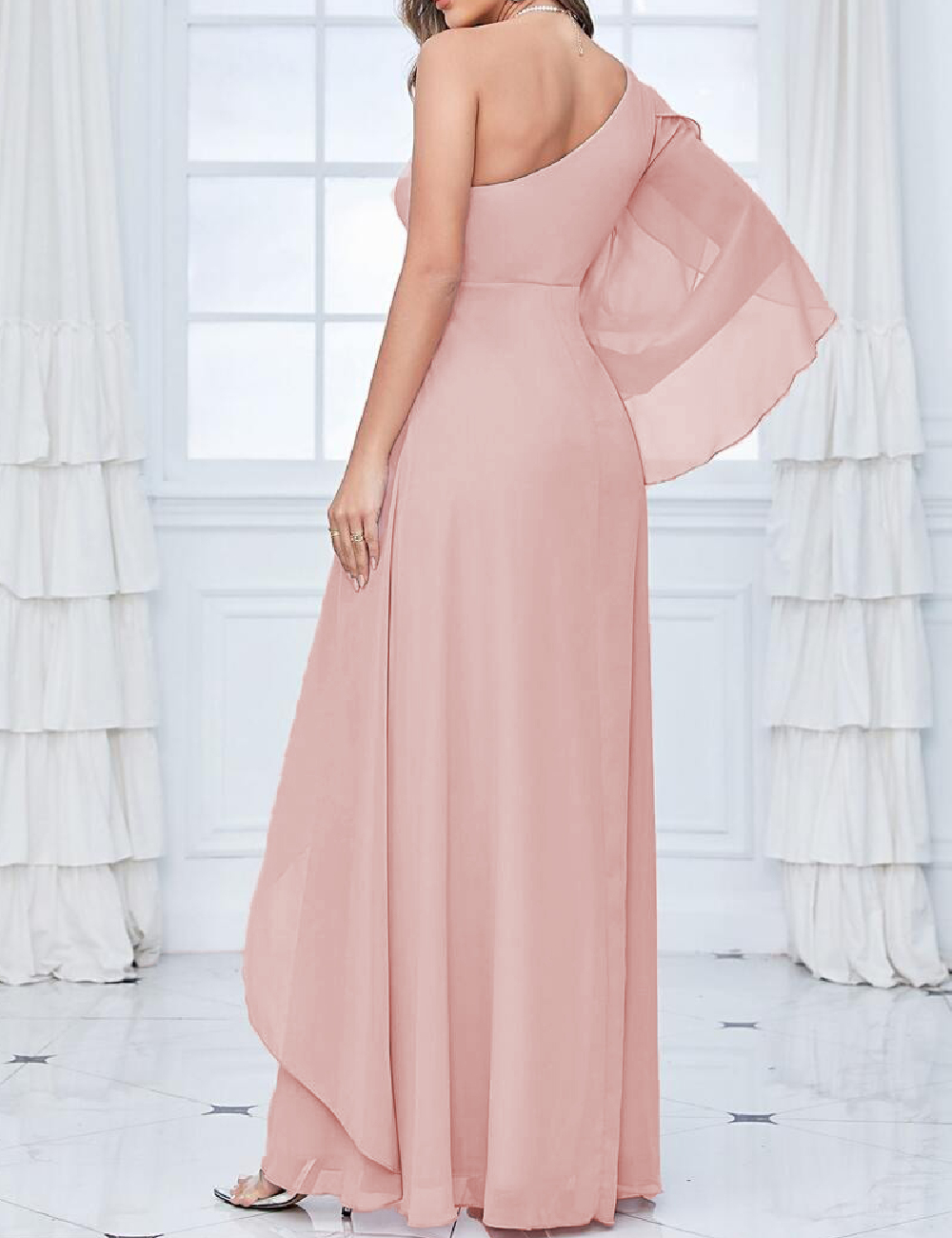 Rochie lunga UNITHORSE, roz - 1 | YEO