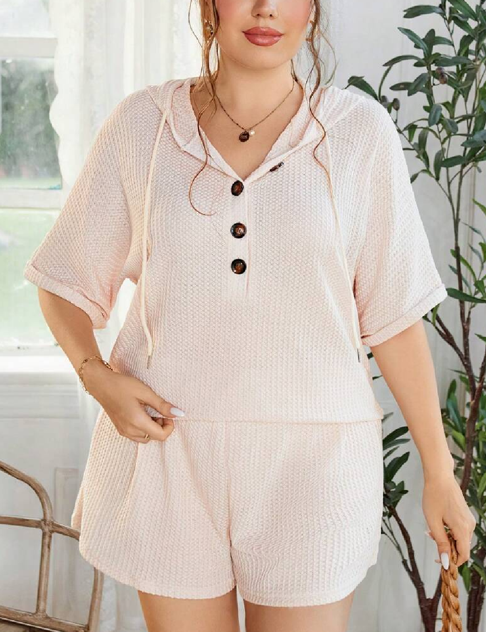 Compleu SHEIN CURVE, crem