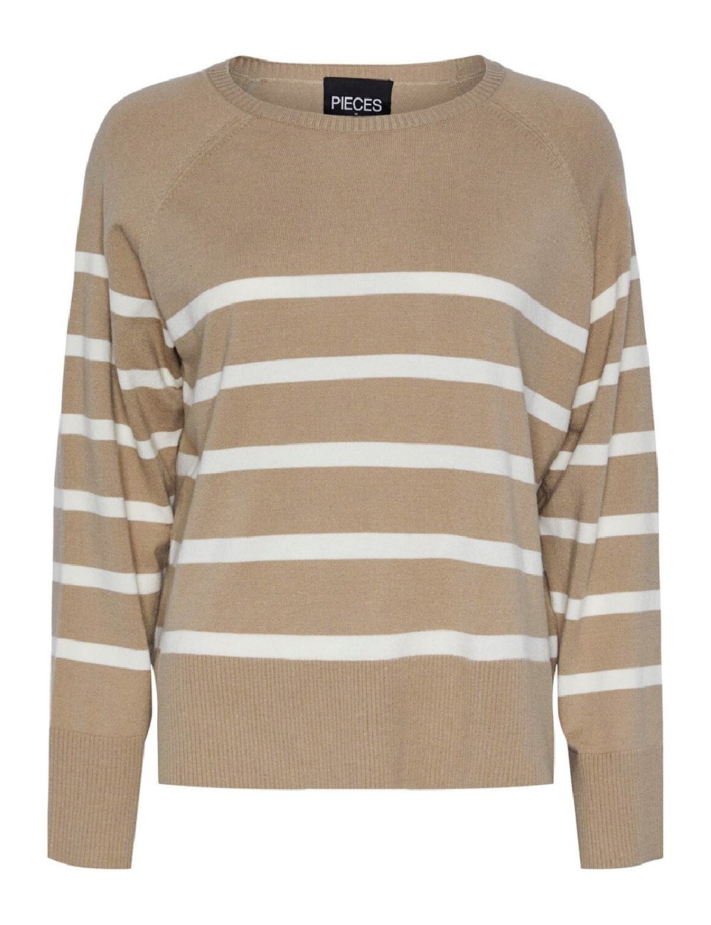 Bluza Pieces, maro - 1 | YEO