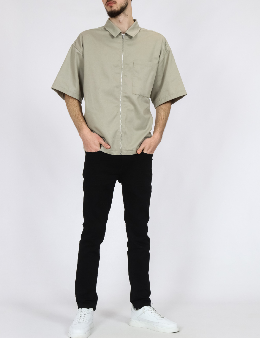 Camasa Jack&Jones, gri