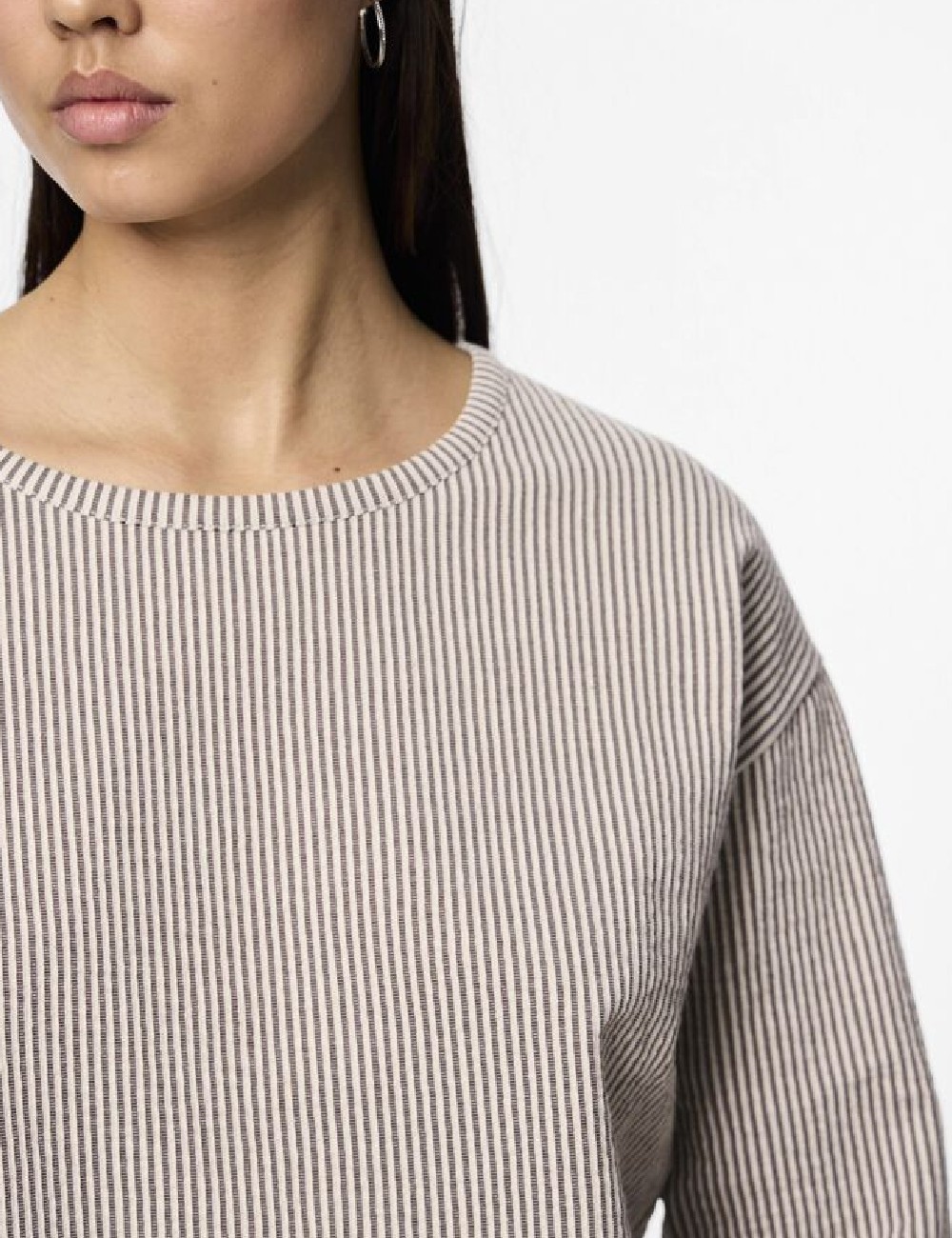 Bluza Pieces, gri - 1 | YEO