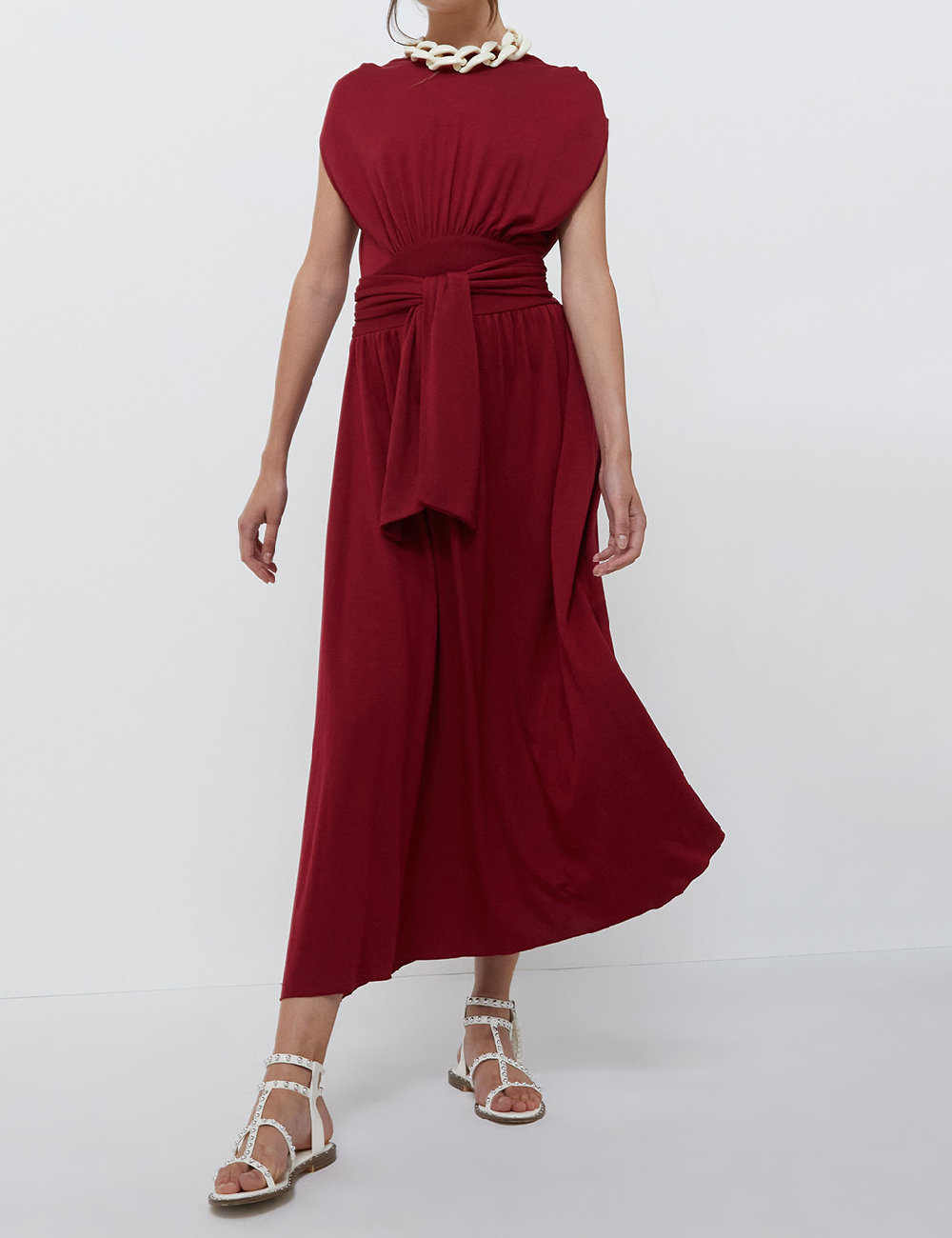 Rochie medie Motivi, rosu