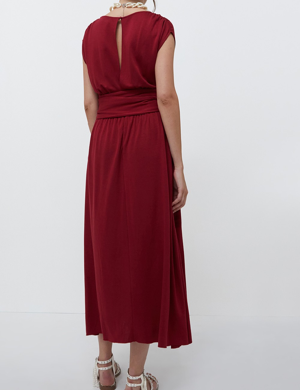 Rochie medie Motivi, rosu - 1 | YEO
