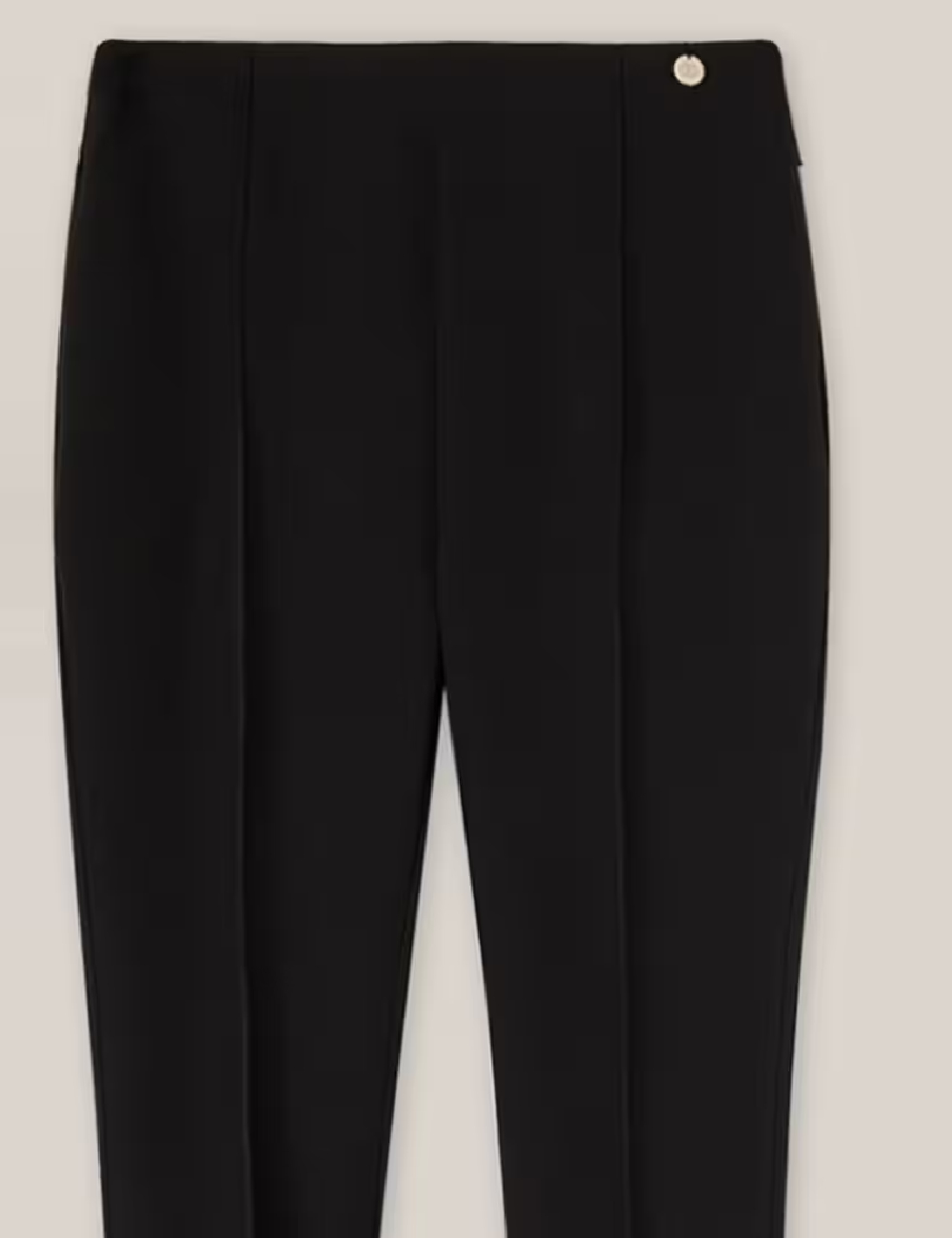 Pantaloni Motivi, negru - 1 | YEO