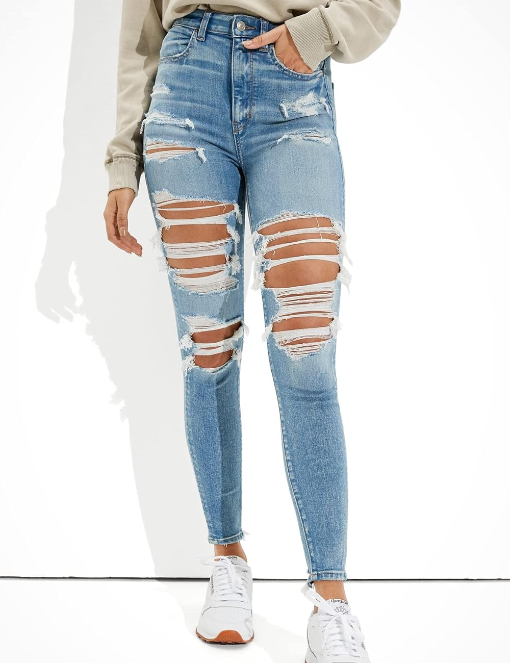 Blugi American Eagle, albastru