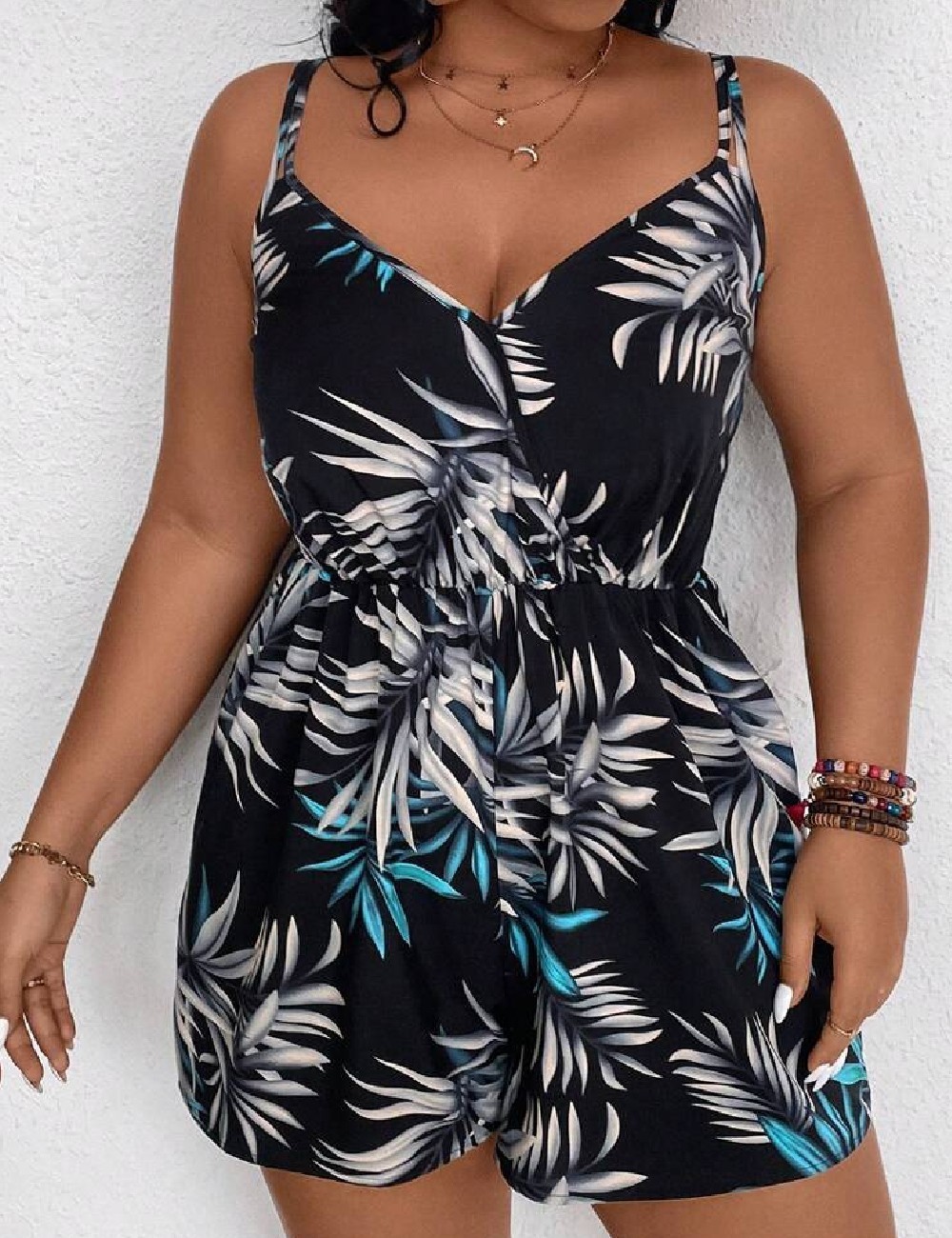 Salopeta SHEIN CURVE, negru - 1 | YEO