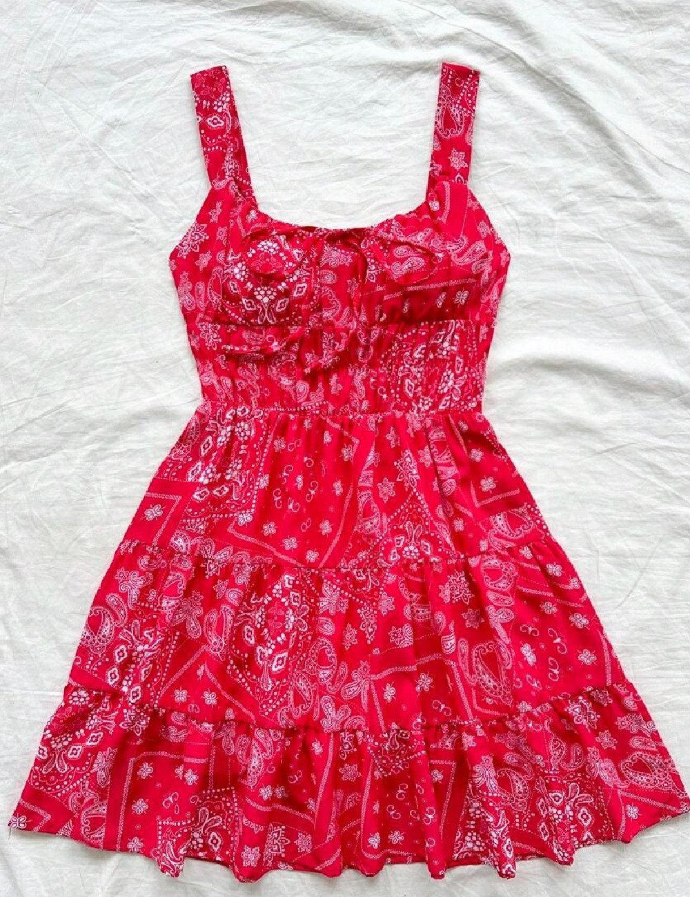 Rochie scurta SHEIN, rosu - 1 | YEO