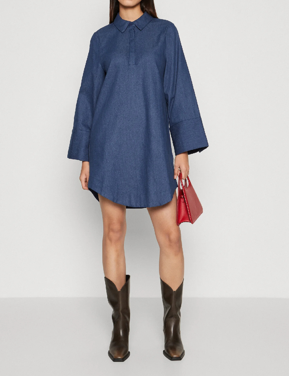 Rochie scurta Pieces, bleumarin