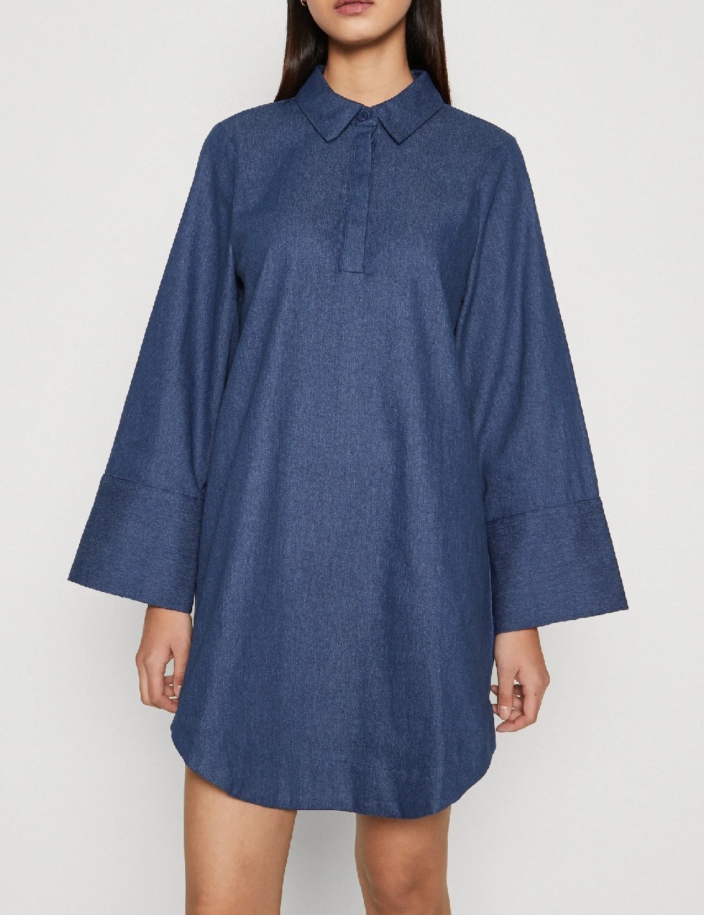 Rochie scurta Pieces, bleumarin - 1 | YEO