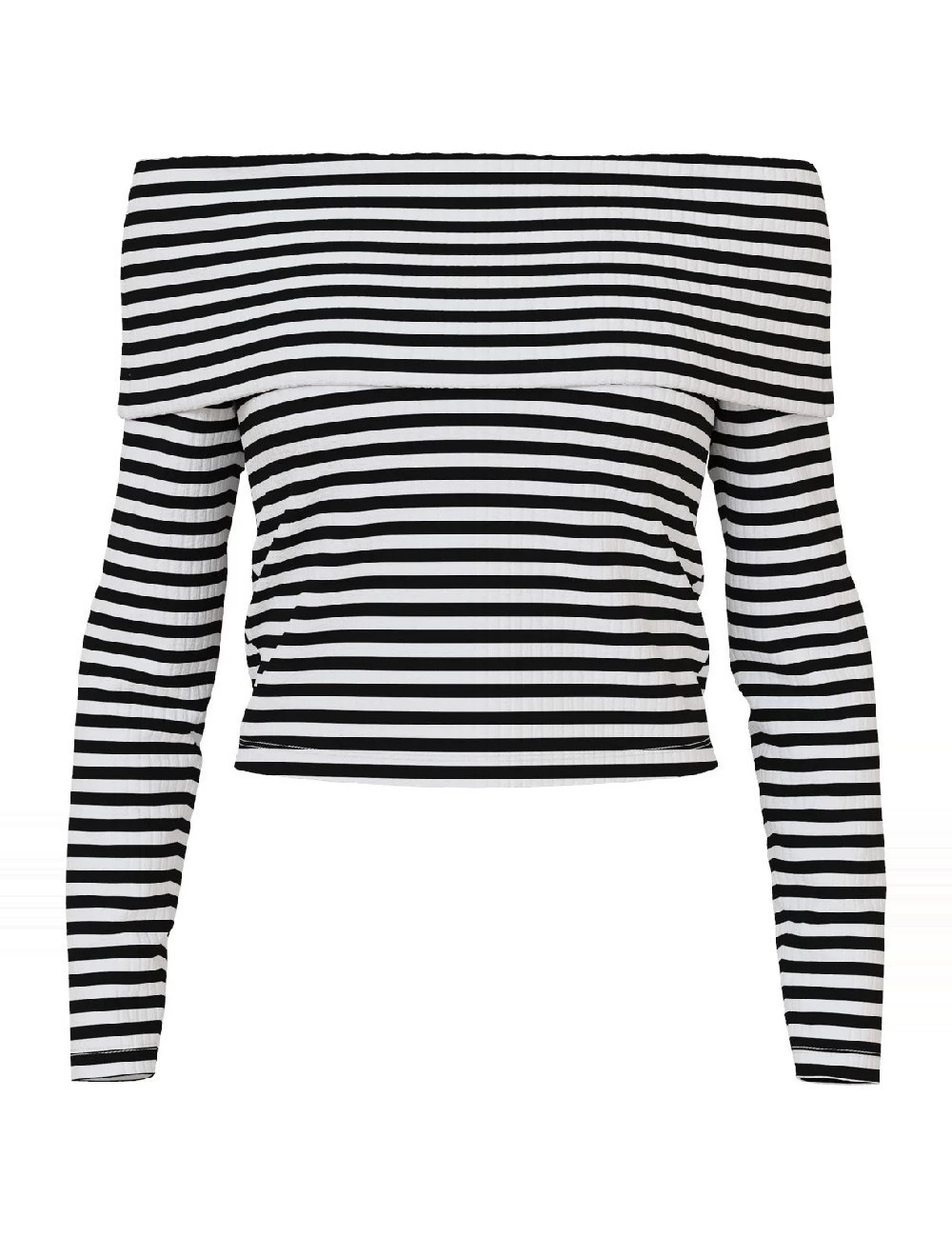Bluza Pieces, alb/negru - 1 | YEO