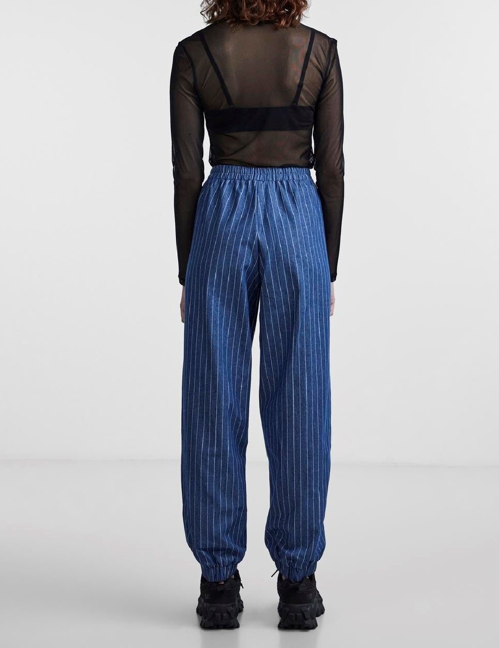 Pantaloni Pieces, albastru - 1 | YEO
