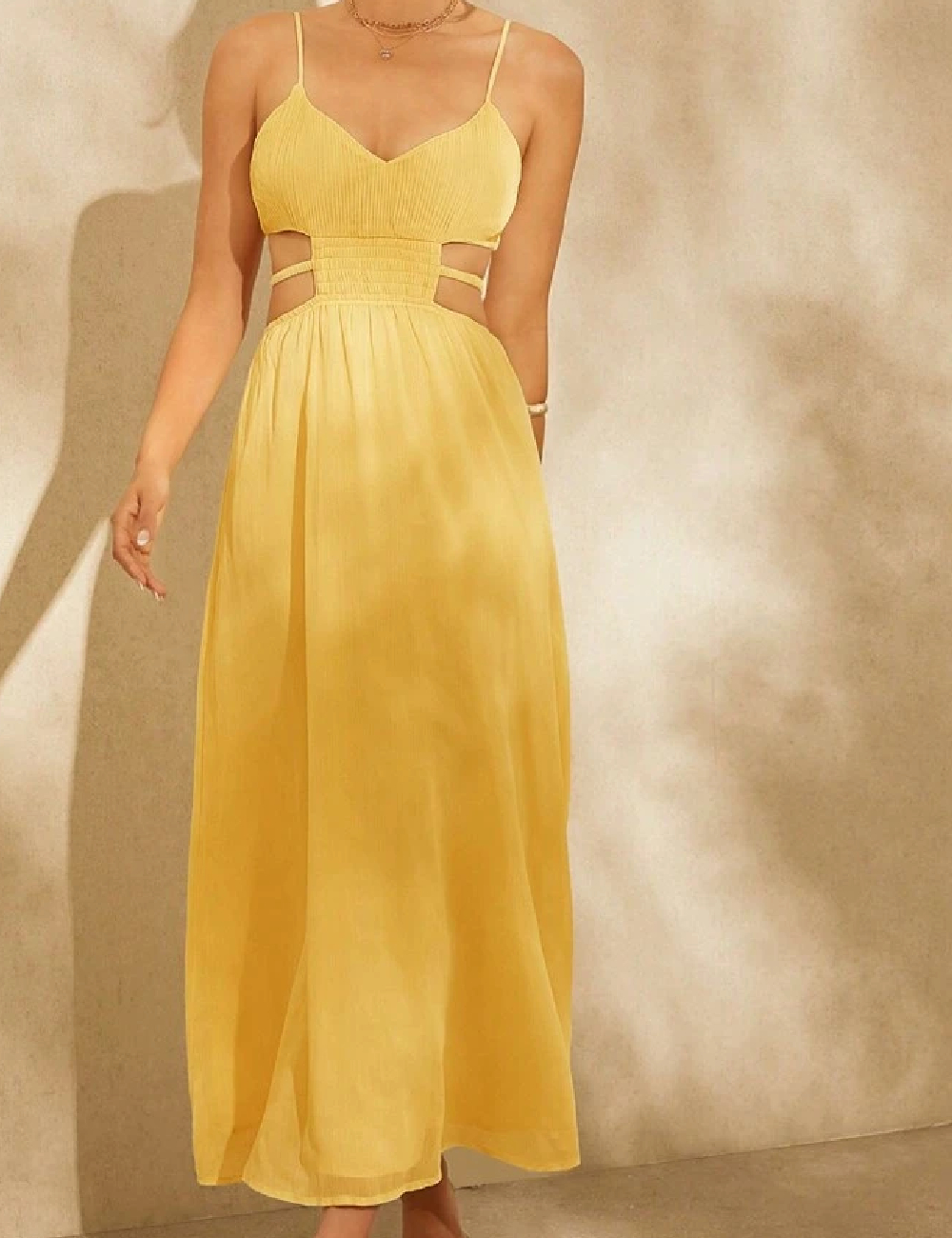 Rochie lunga SHEIN, galben
