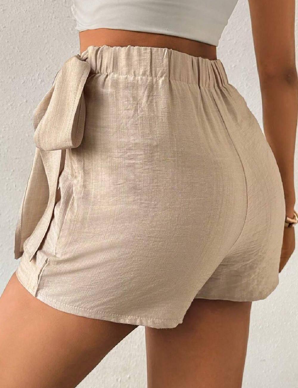Fusta pantalon SHEIN, crem - 1 | YEO