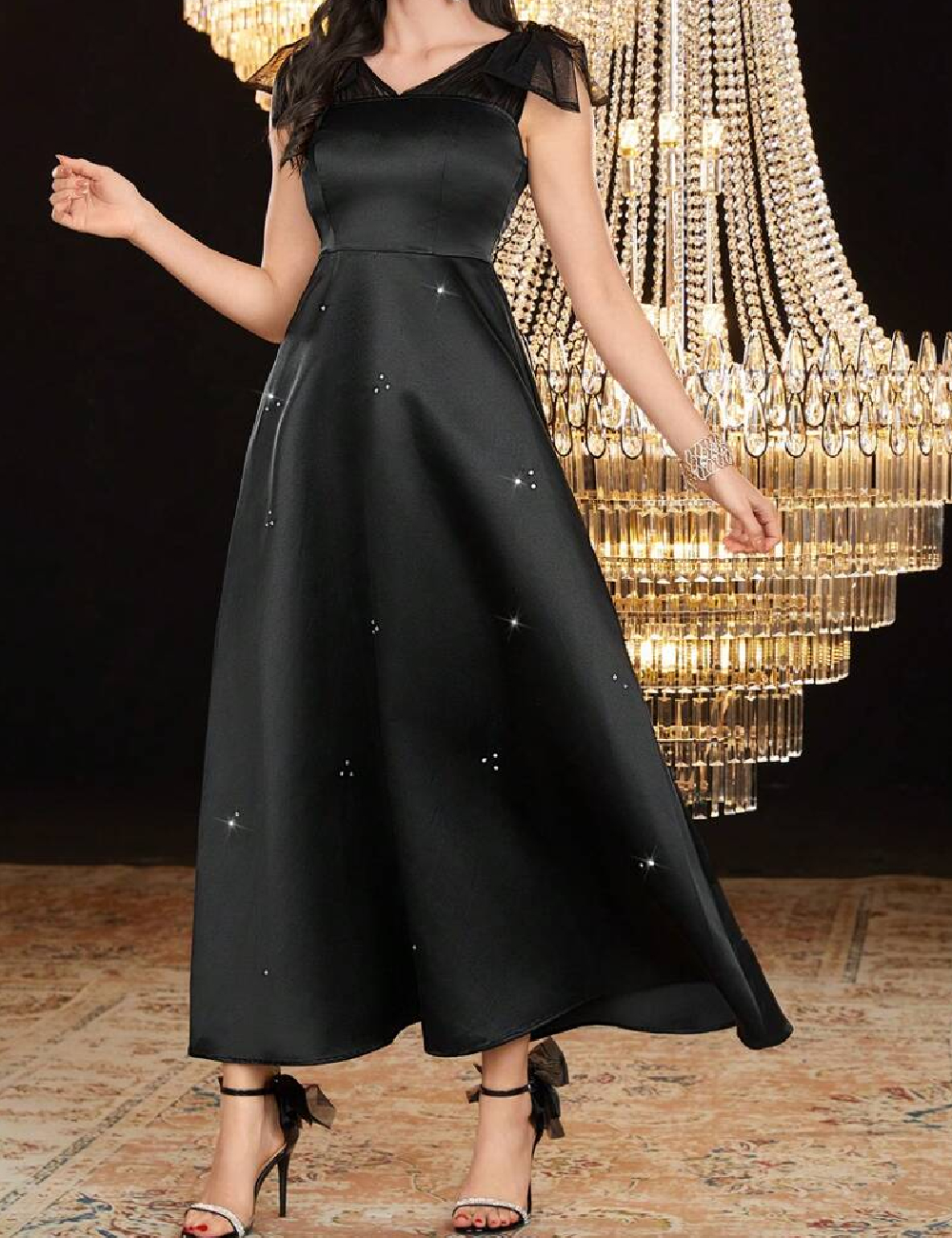 Rochie lunga SHEIN, negru