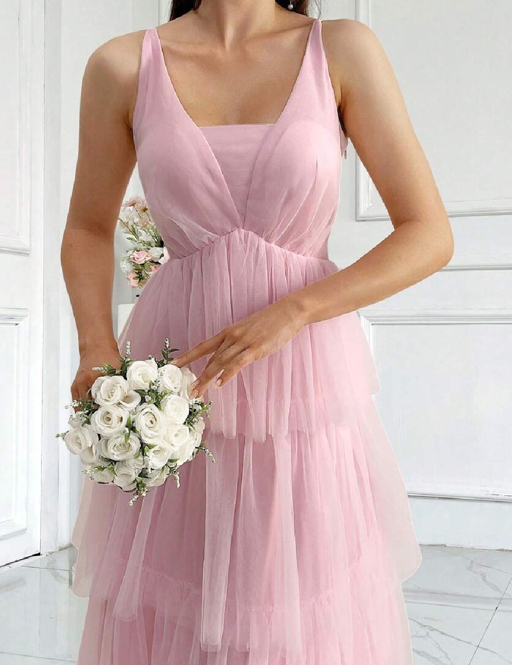 Rochie medie SHEIN, roz - 1 | YEO