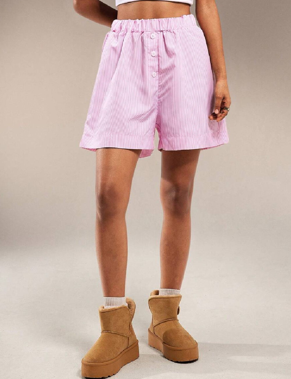 Pantaloni scurti Forever 21, roz