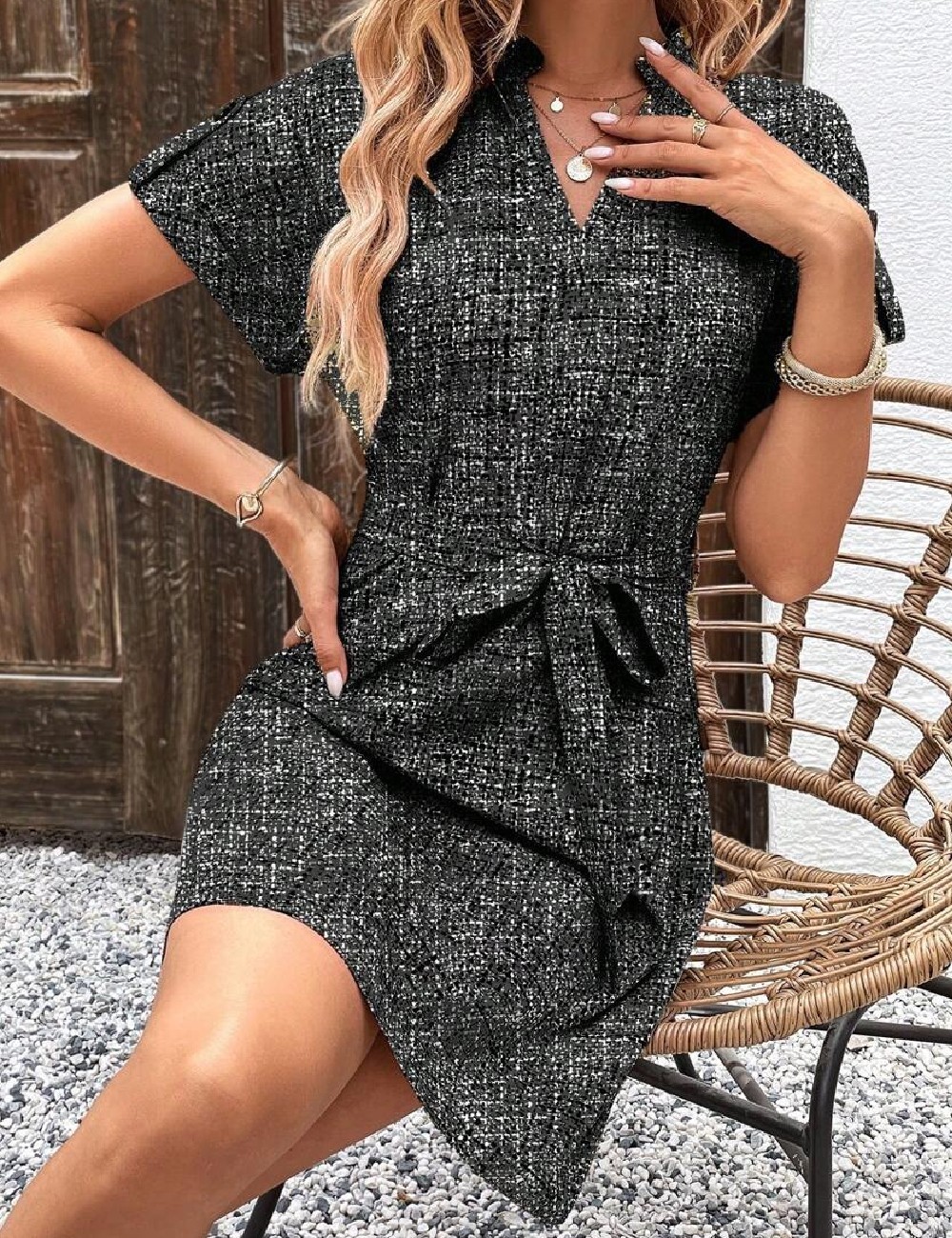 Rochie scurta SHEIN, negru - 1 | YEO
