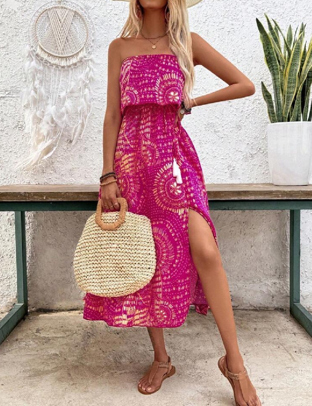 Rochie medie SHEIN, roz - 1 | YEO