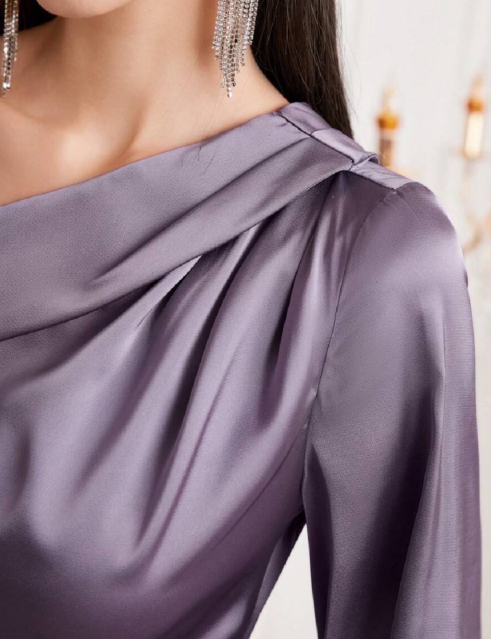 Rochie medie SHEIN, mov - 1 | YEO