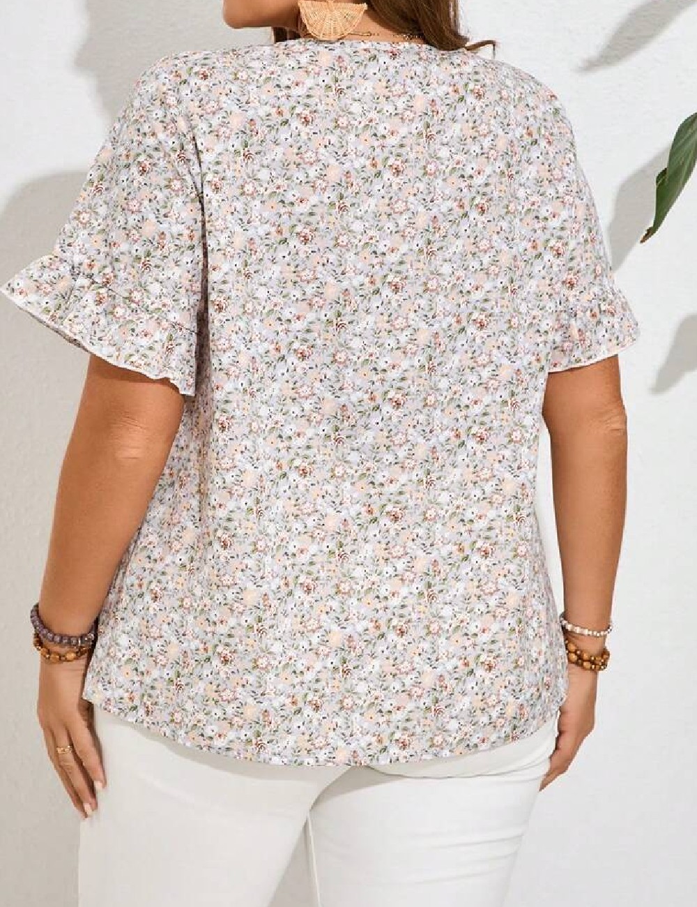 Bluza Emery Rose Curve, floral print - 1 | YEO