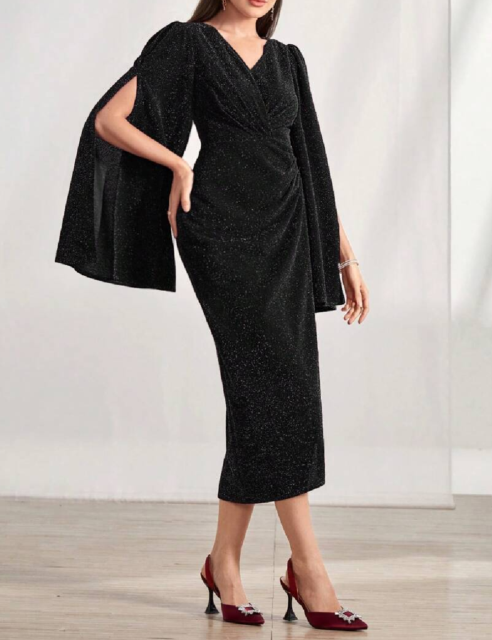 Rochie medie SHEIN, negru - 1 | YEO