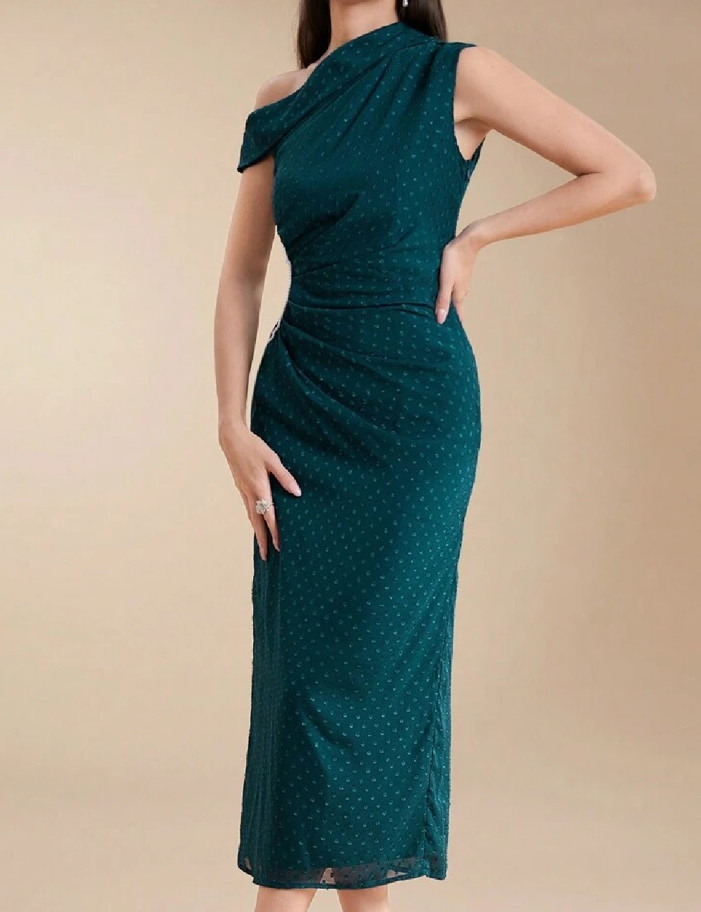 Rochie lunga SHEIN, verde - 1 | YEO