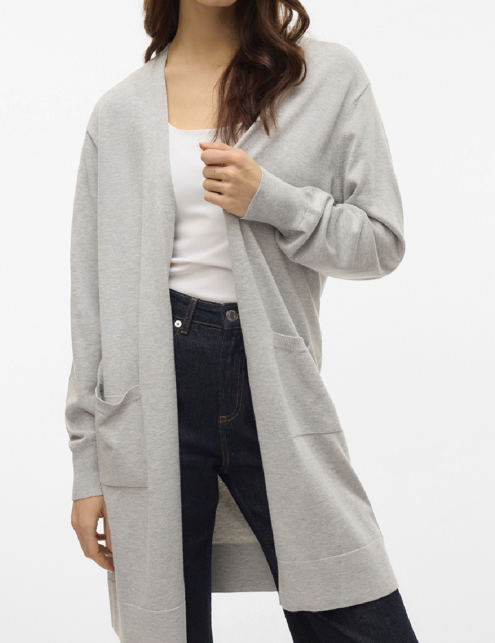 Cardigan Vero Moda, gri - 1 | YEO