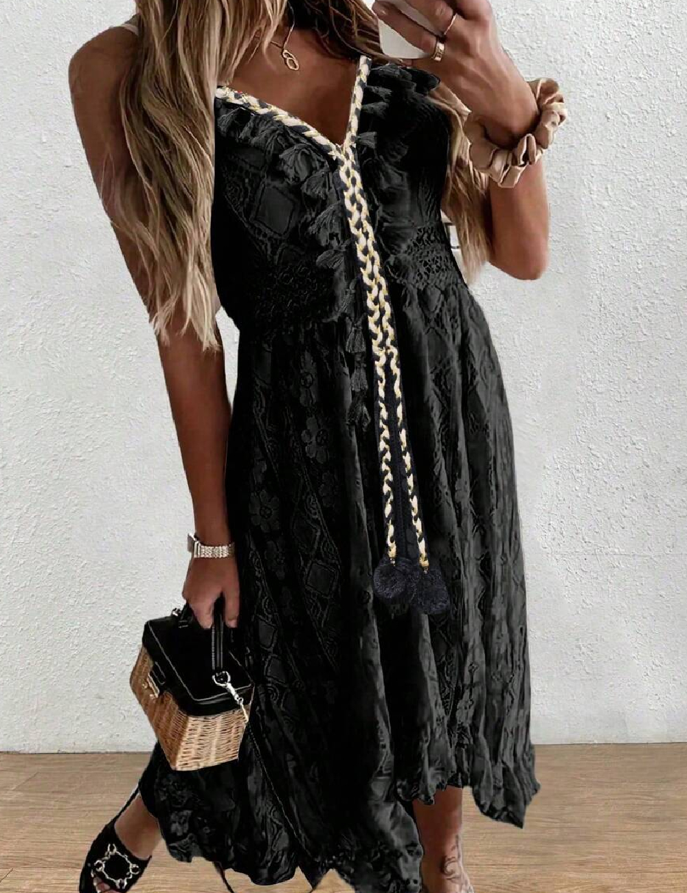 Rochie medie SHEIN, negru