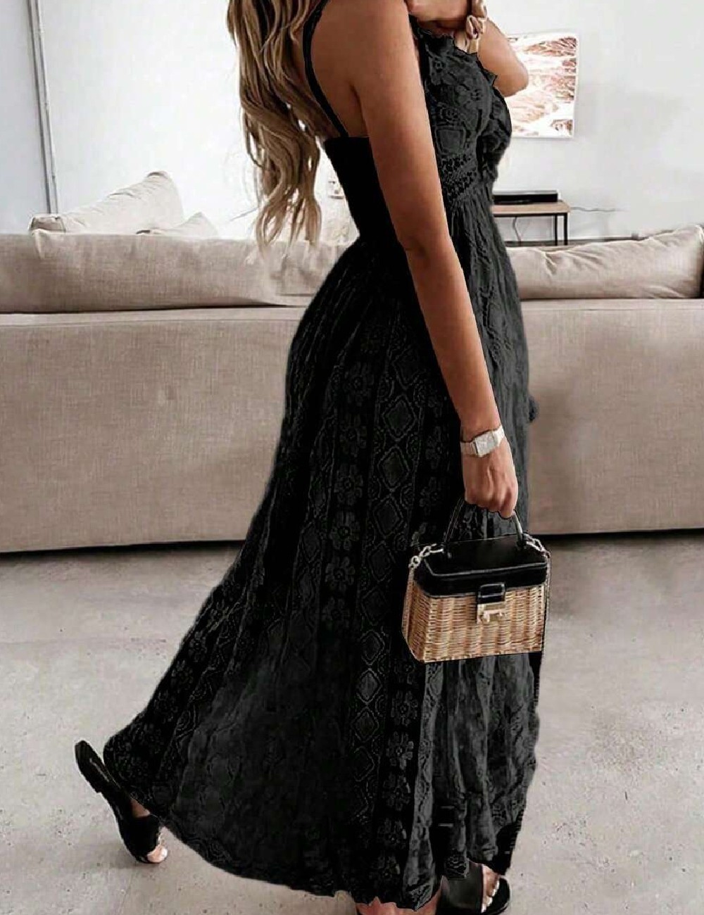 Rochie medie SHEIN, negru - 1 | YEO