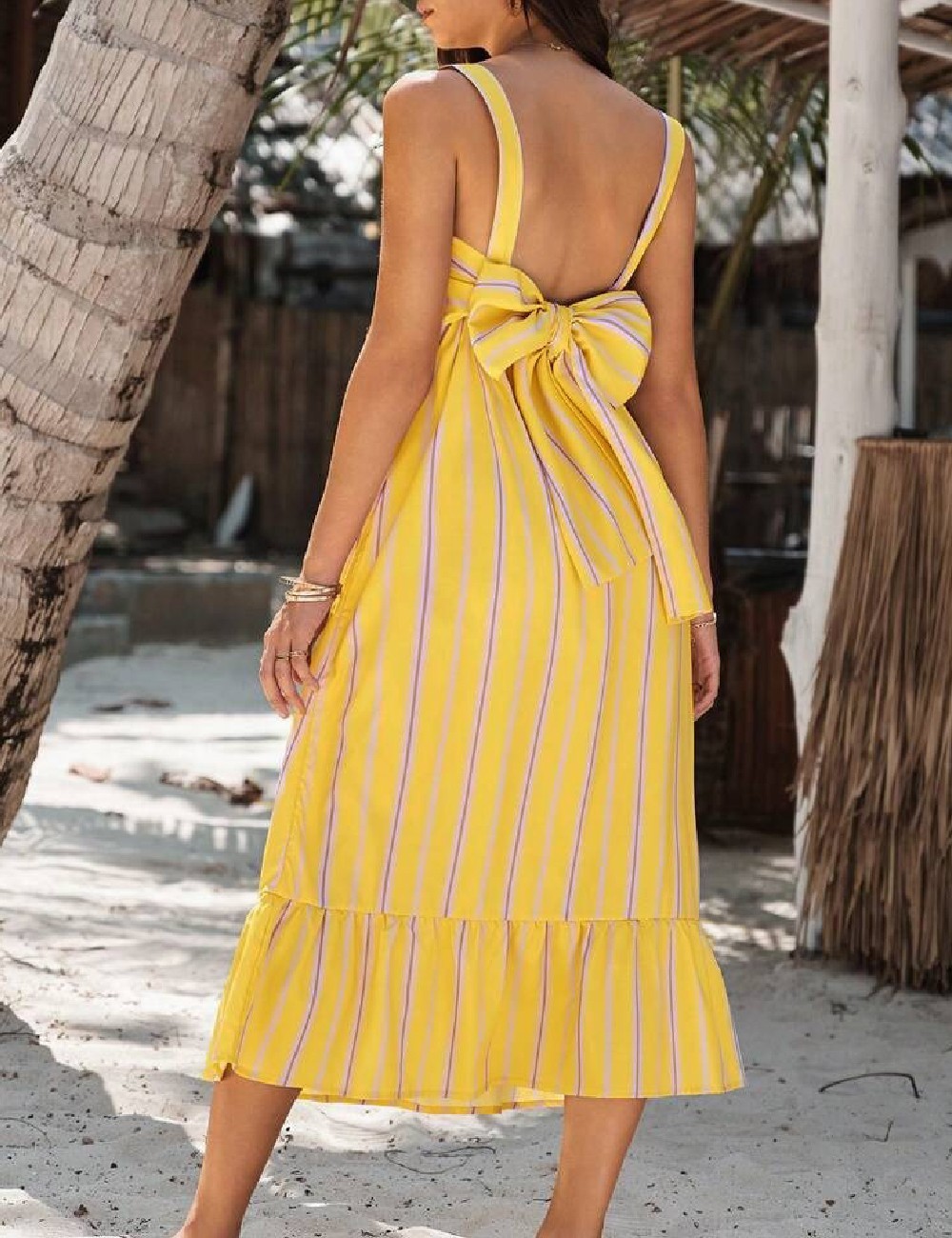 Rochie medie SHEIN, galben - 1 | YEO