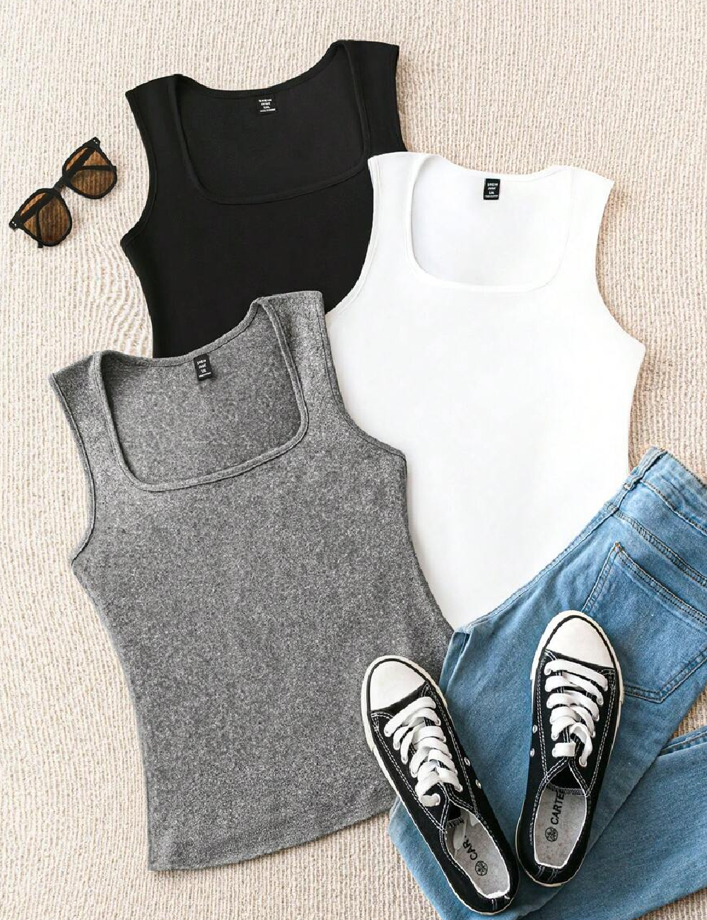 Set Maiouri 3 bucati SHEIN CURVE, mix culori