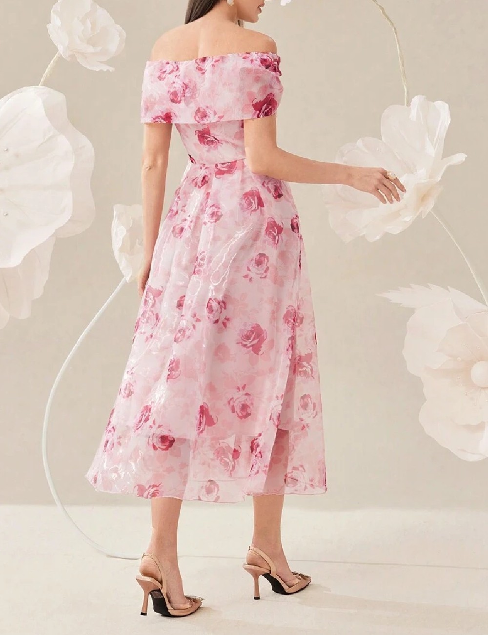 Rochie medie SHEIN, roz - 1 | YEO