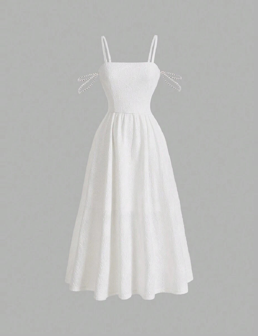 Rochie medie SHEIN, alb