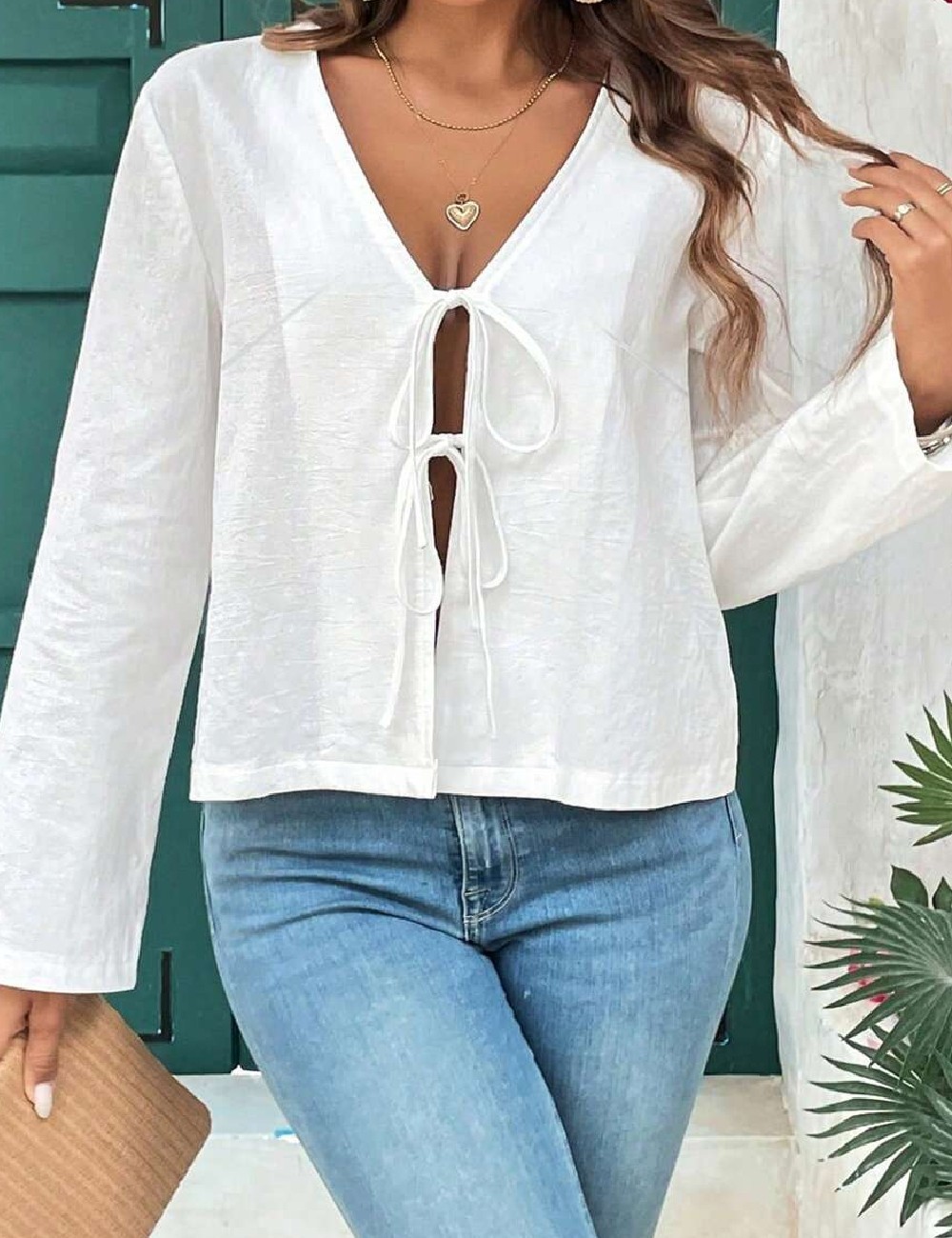 Bluza SHEIN, alb - 1 | YEO