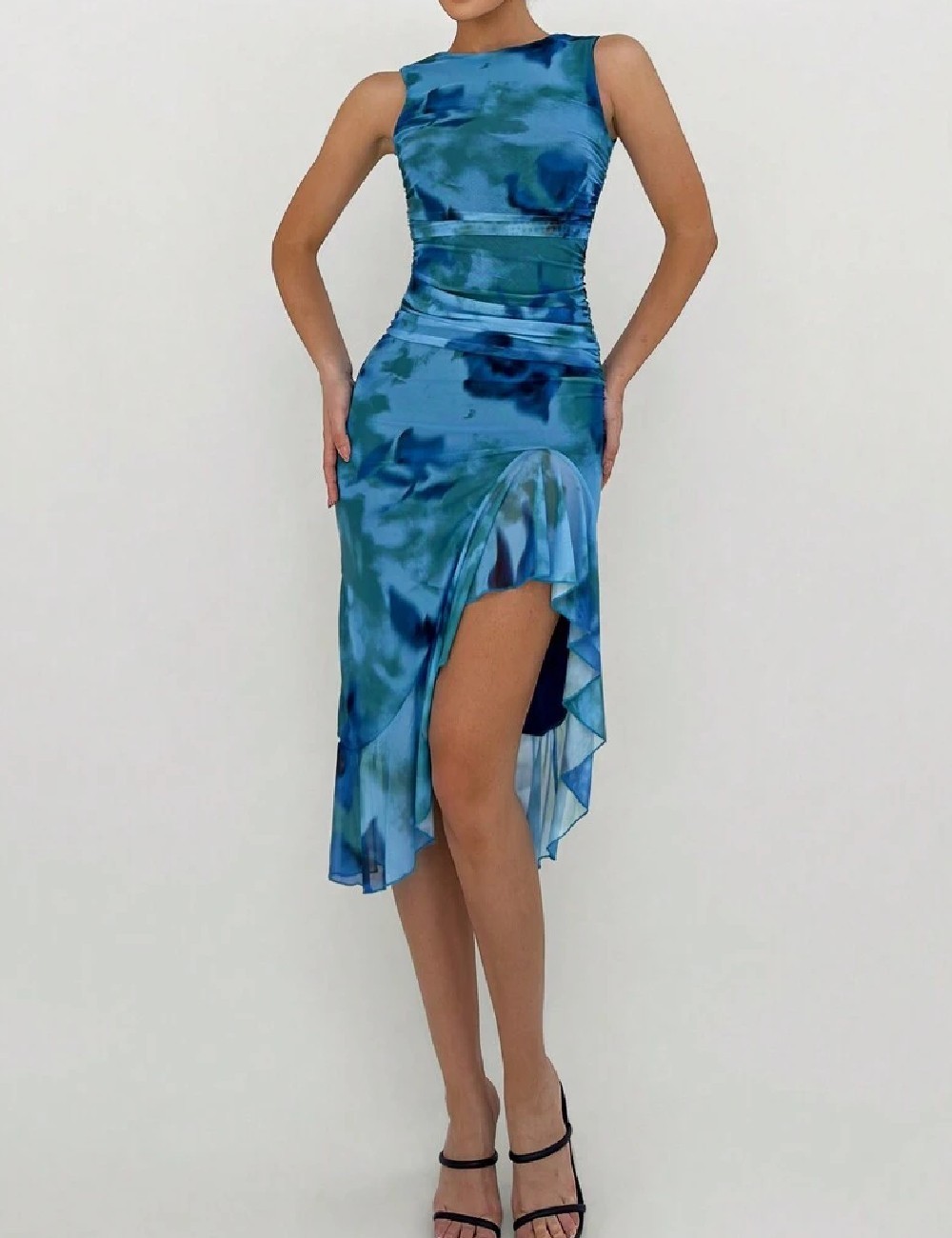 Rochie medie SHEIN, albastru - 1 | YEO