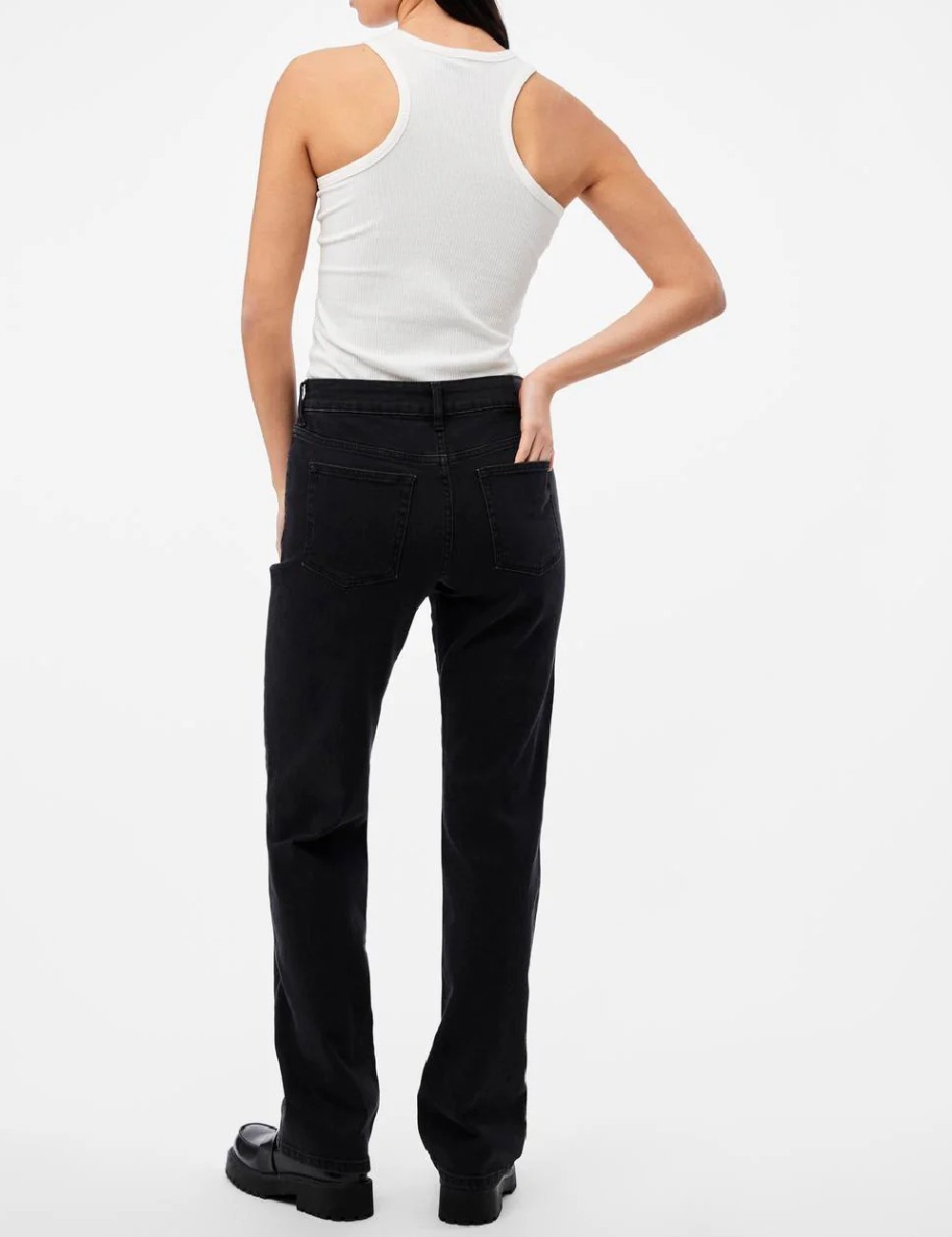 Blugi Pieces, negru - 1 | YEO