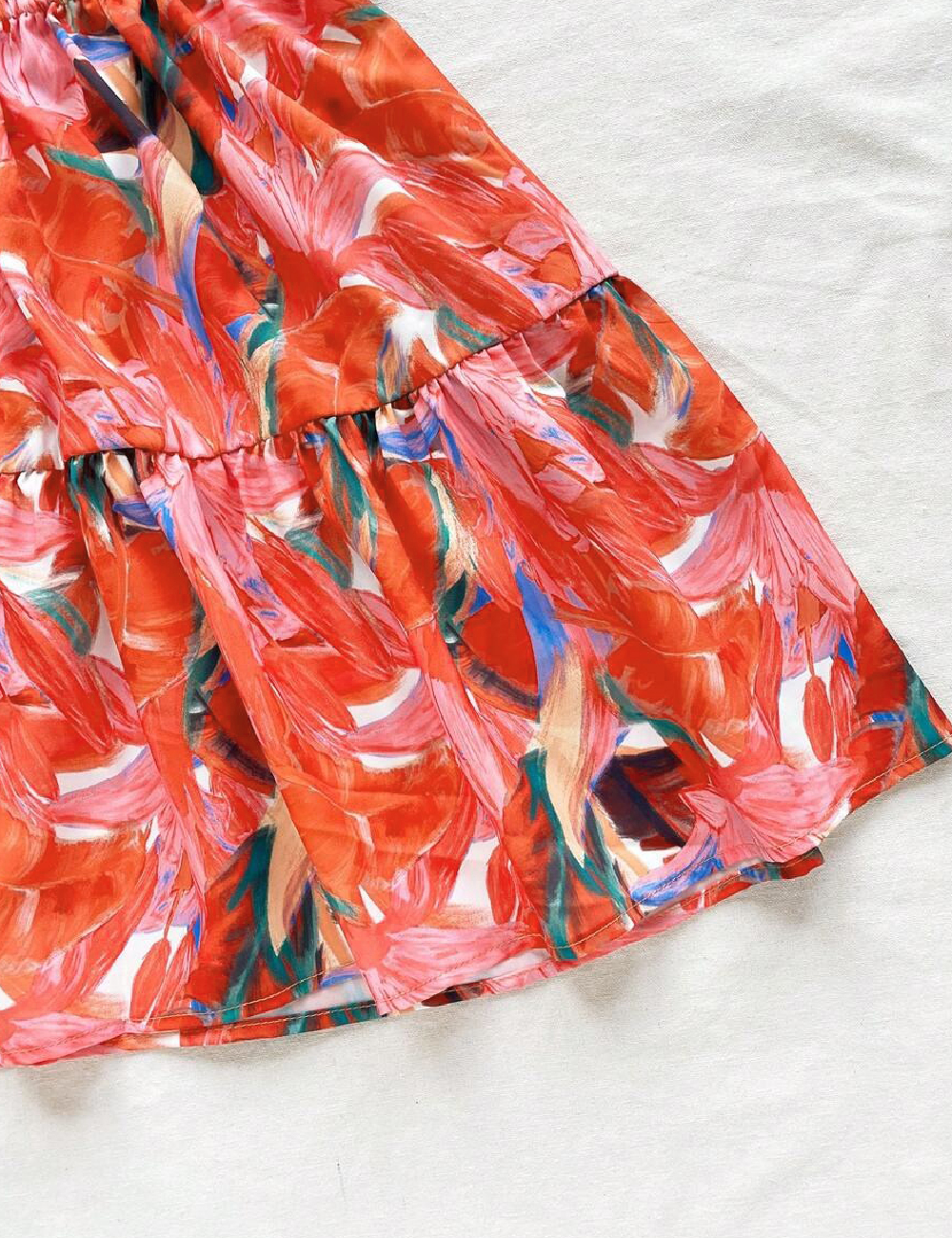 Rochie scurta SHEIN, portocaliu - 1 | YEO