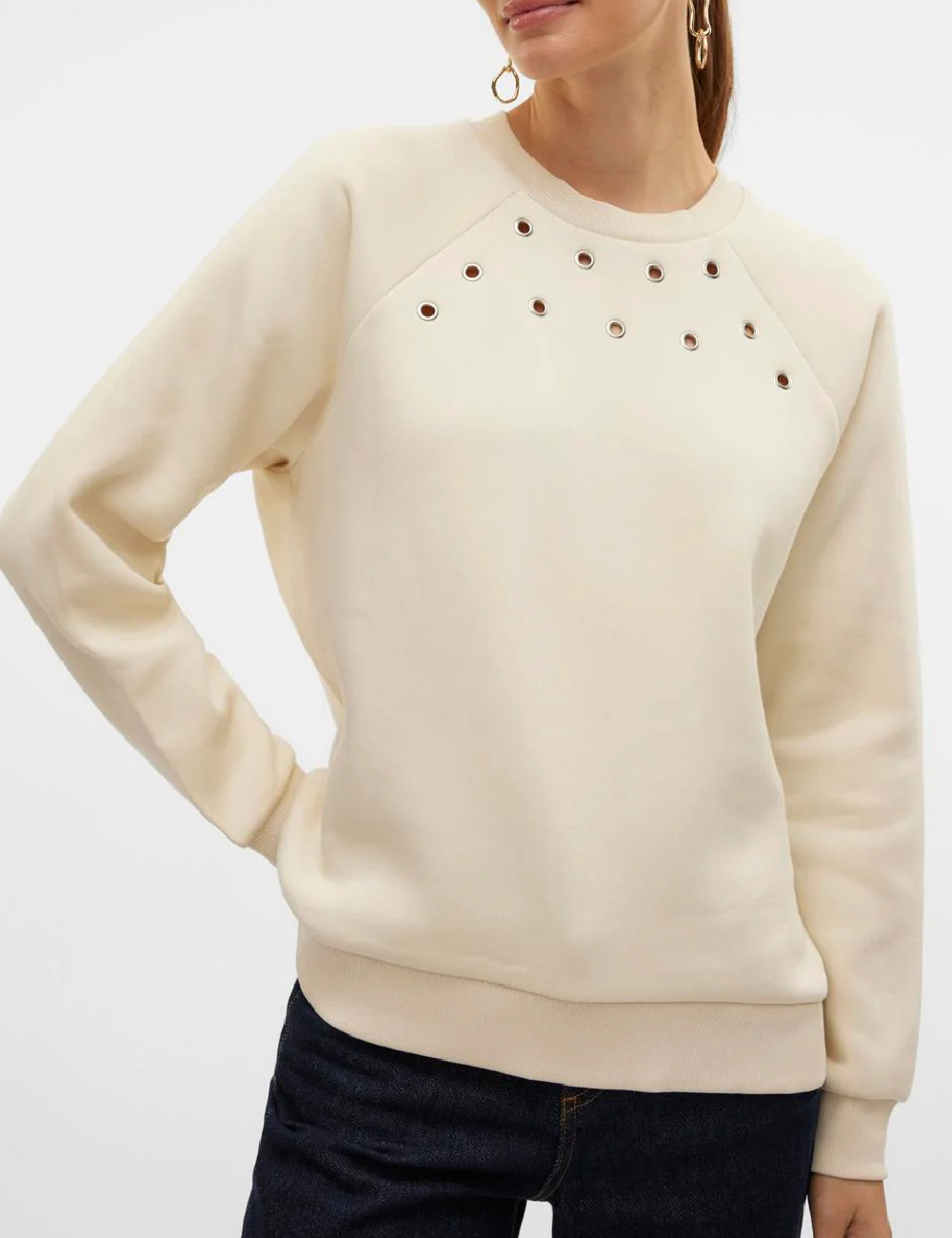 Bluza Vero Moda, crem