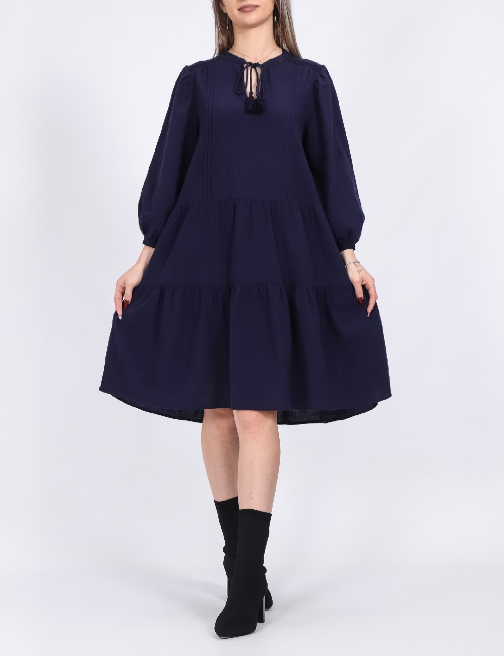 Rochie scurta Vero Moda, bleumarin inchis - 1 | YEO