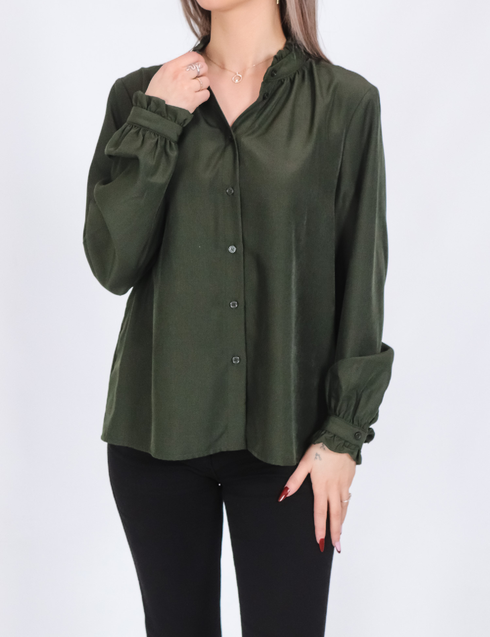 Camasa Vero Moda, verde