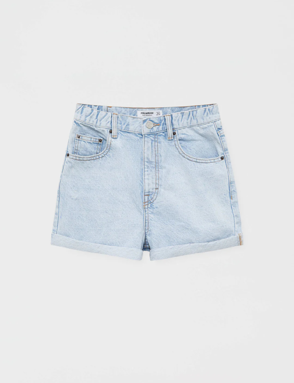 Pantaloni scurti Pull&Bear, albastru - 1 | YEO