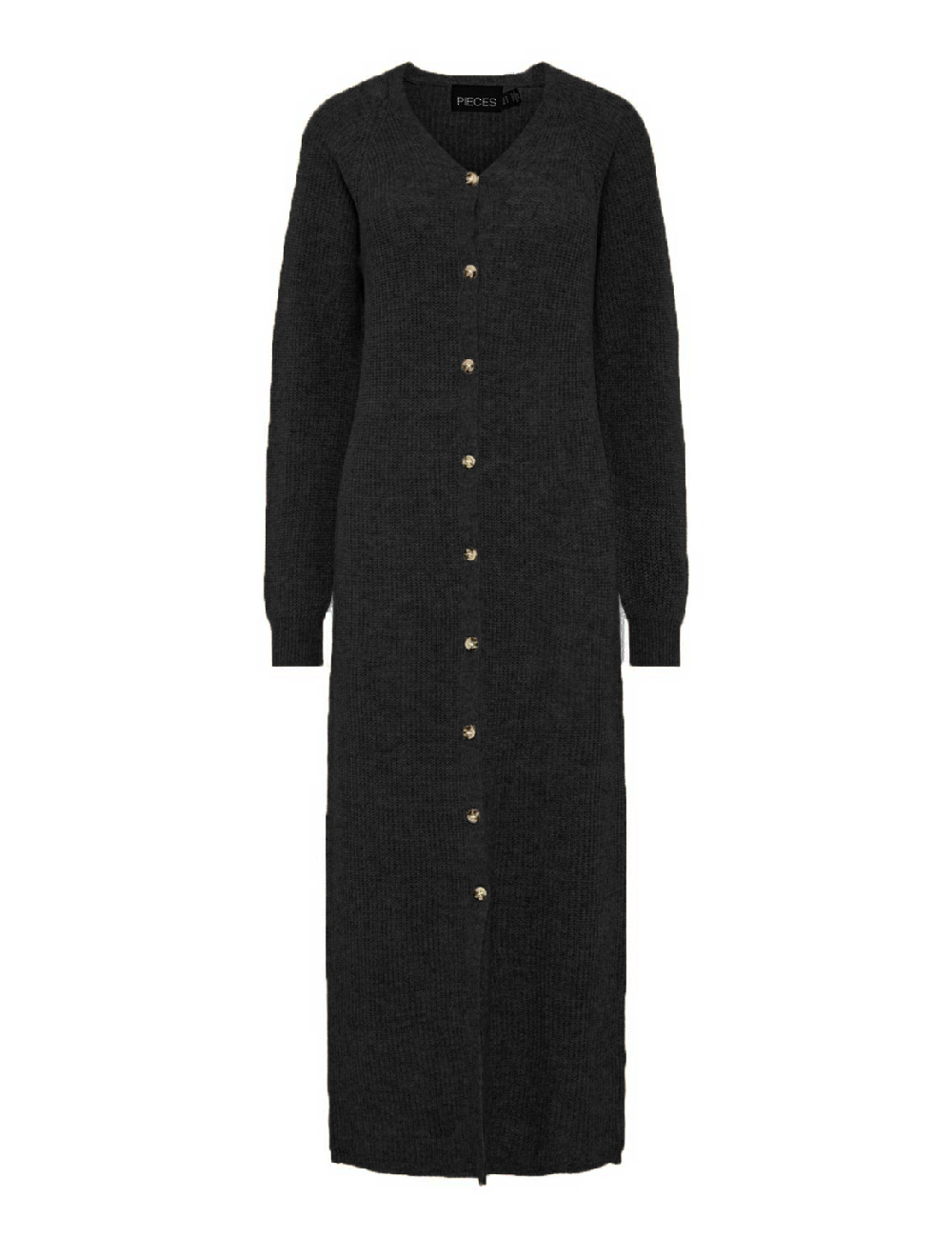 Rochie lunga Pieces, negru